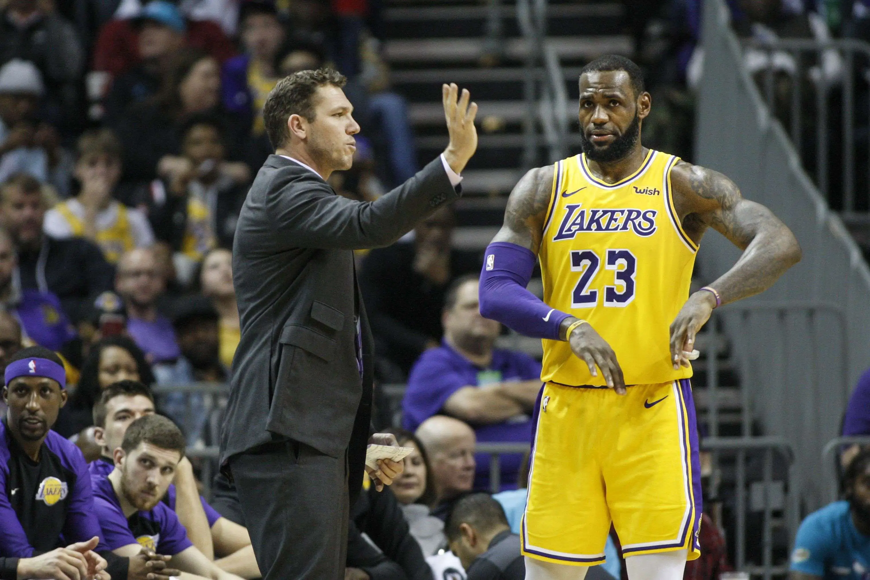 luke walton-2019-los angeles lakers-part ways-lebron James