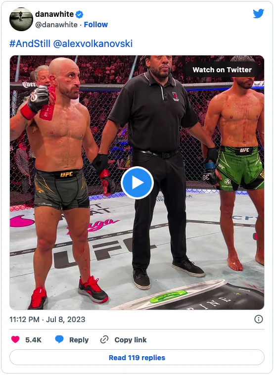 UFC 290 Rewind: Volkanovski KOs Rodriguez in Round 3