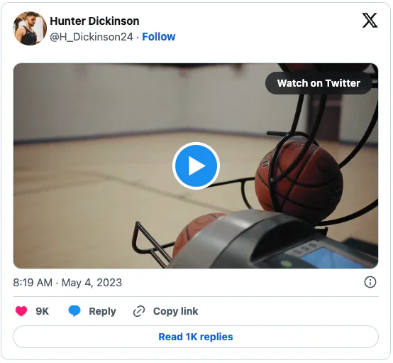 Ex-Michigan star Hunter Dickinson transferring to Kansas
