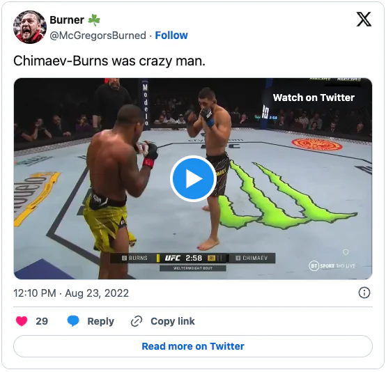 Edwards likes Gilbert Burns in UFC 288 co-main event