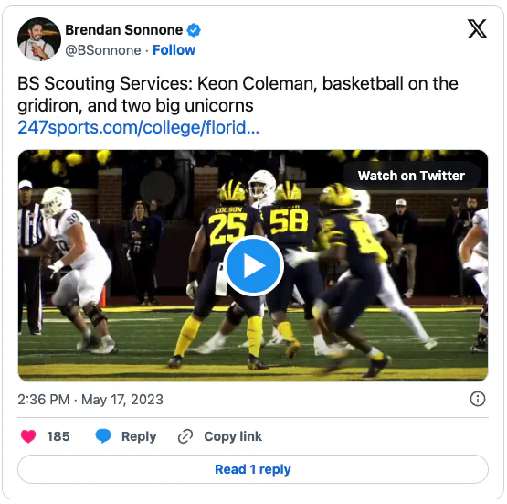 FSU lands Sparty transfer WR Keon Coleman
