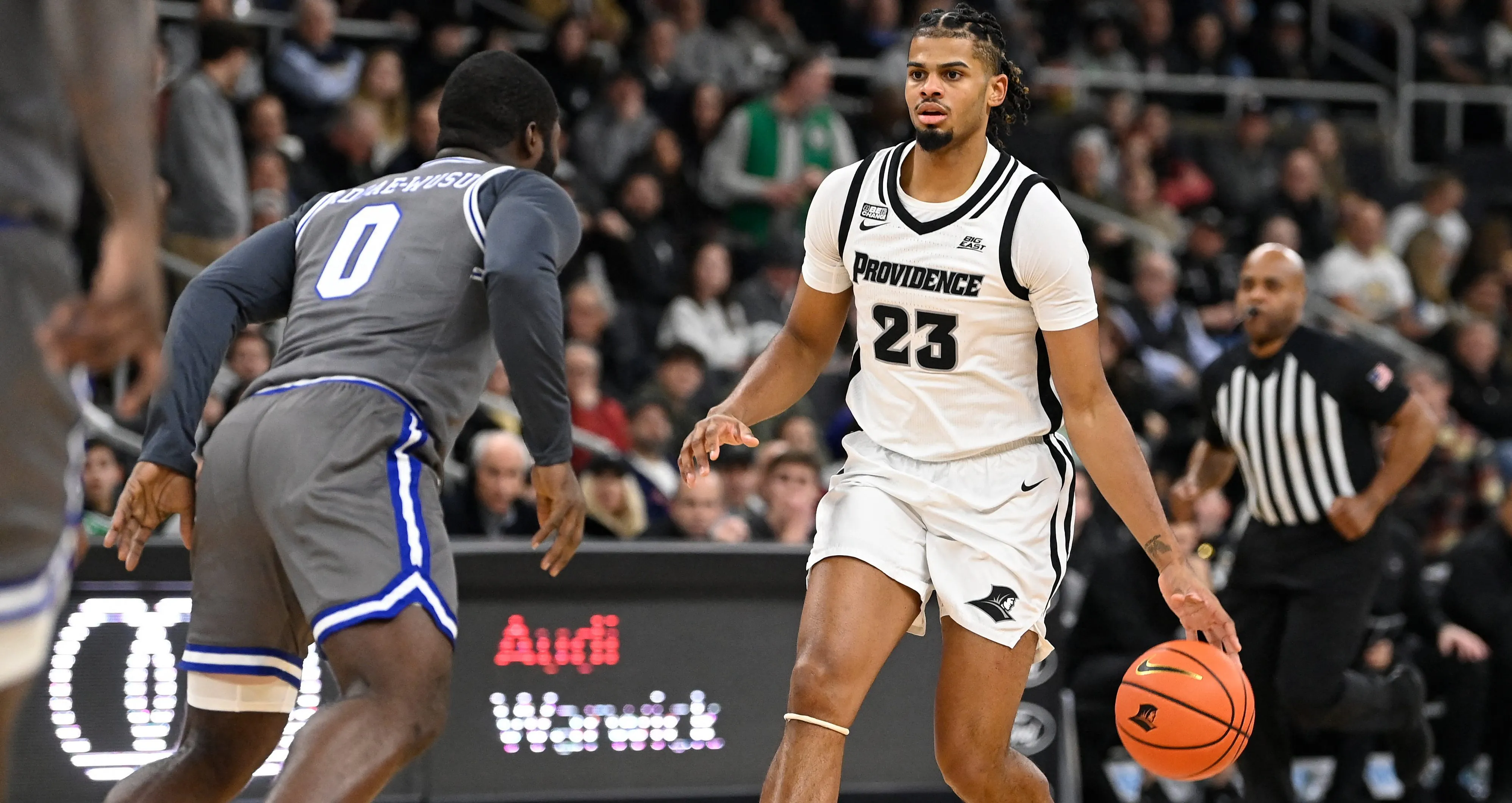 Providence star Bryce Hopkins out for the year with torn ACL