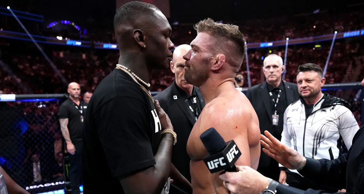 Adesanya opens as a favorite vs. Du Plessis at UFC 305